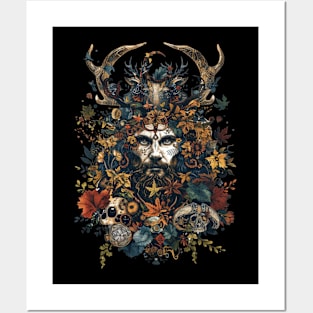 Wiccan pagan god Posters and Art